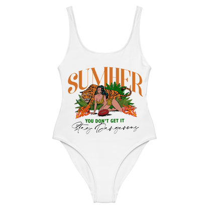 Stay Dangerous One-Piece Swimsuit